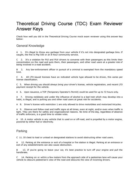 TDC Exam Reviewer .